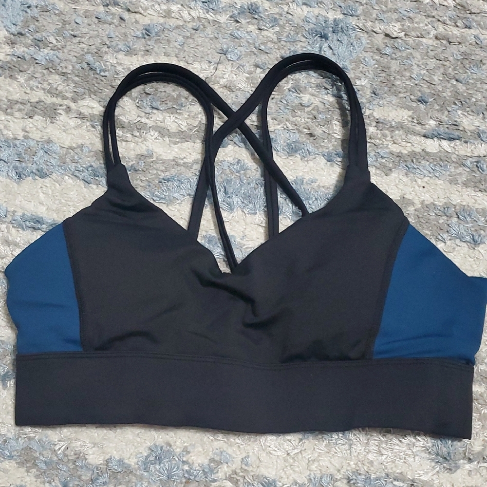 Everee X Barbella Blue And Black Sports Bra